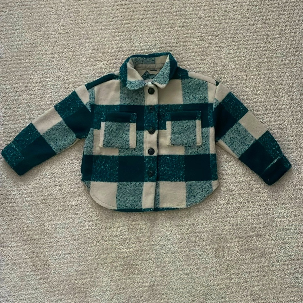 Boys GAP Flannel Shirt Jacket
